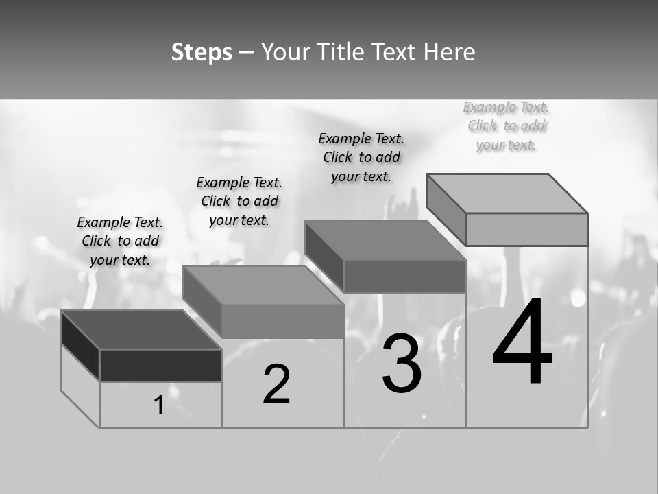 People Are Dancing At The Concert PowerPoint Template