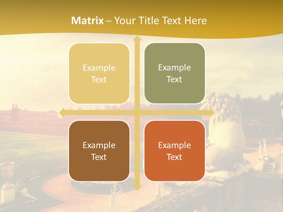 Manor-Museum In Arkhangelsk PowerPoint Template