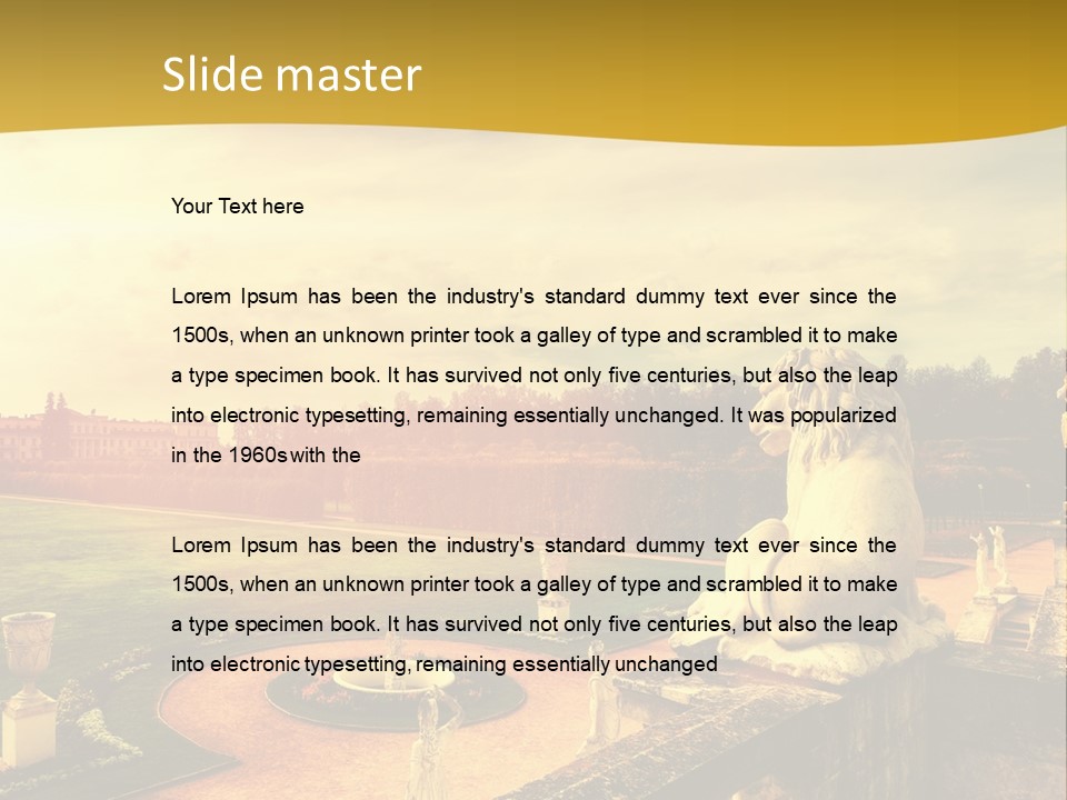 Manor-Museum In Arkhangelsk PowerPoint Template