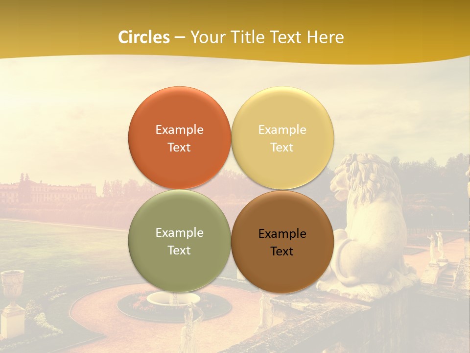 Manor-Museum In Arkhangelsk PowerPoint Template