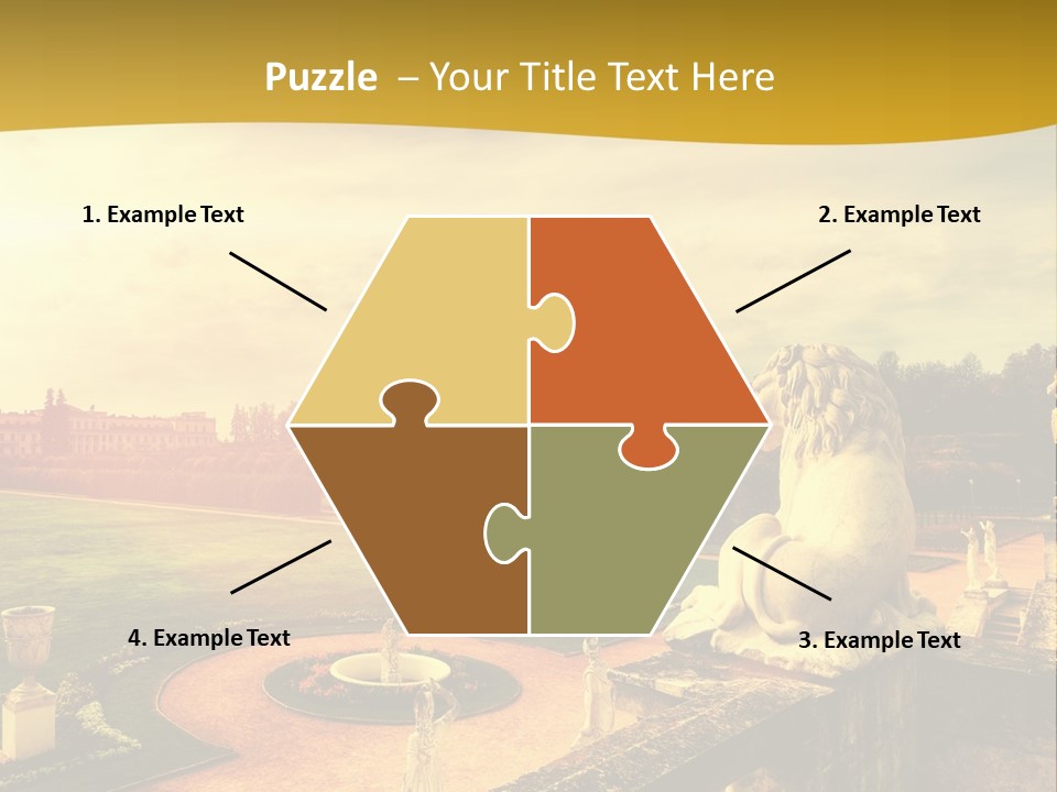 Manor-Museum In Arkhangelsk PowerPoint Template