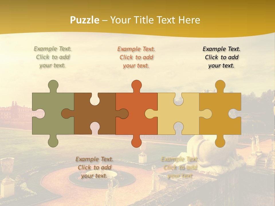Manor-Museum In Arkhangelsk PowerPoint Template