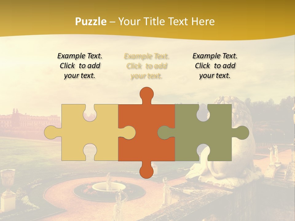 Manor-Museum In Arkhangelsk PowerPoint Template