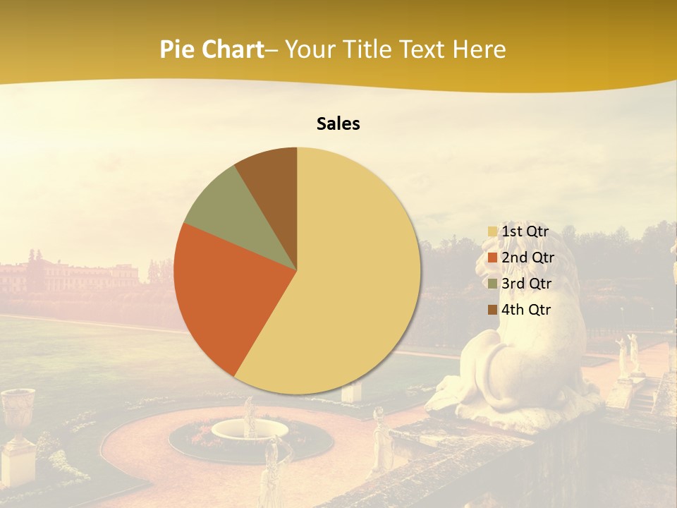 Manor-Museum In Arkhangelsk PowerPoint Template