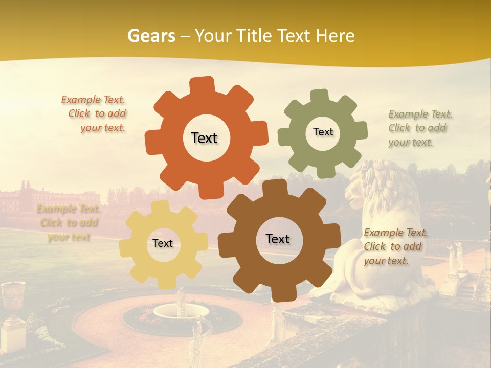 Manor-Museum In Arkhangelsk PowerPoint Template