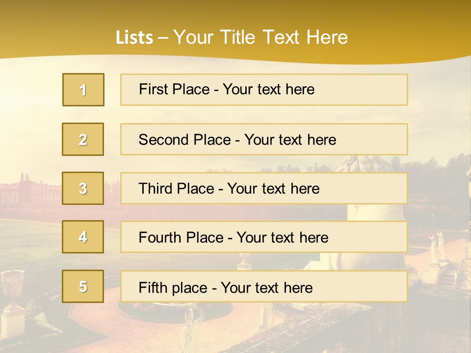 Manor-Museum In Arkhangelsk PowerPoint Template