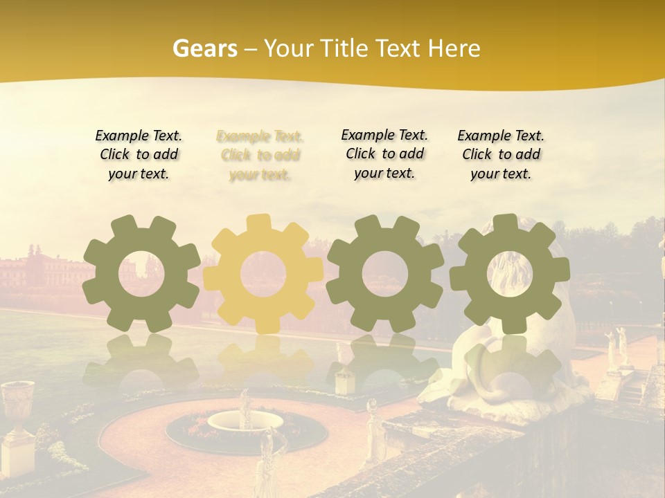 Manor-Museum In Arkhangelsk PowerPoint Template