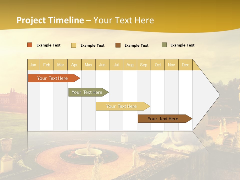 Manor-Museum In Arkhangelsk PowerPoint Template