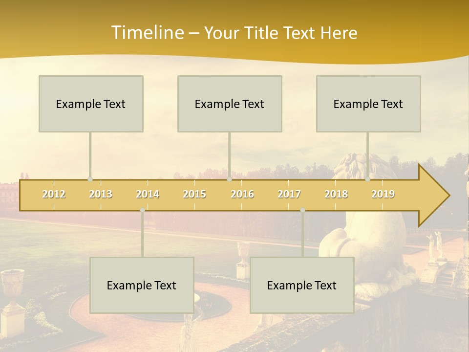 Manor-Museum In Arkhangelsk PowerPoint Template