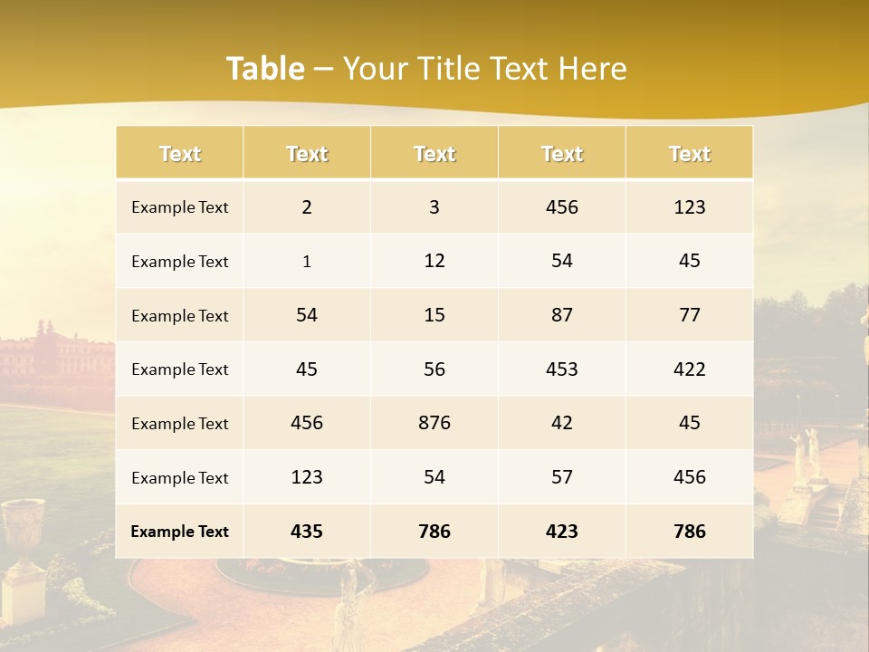 Manor-Museum In Arkhangelsk PowerPoint Template