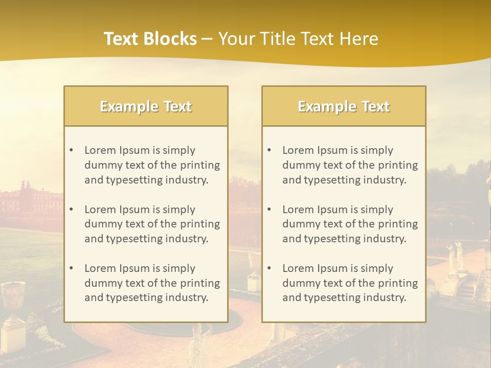 Manor-Museum In Arkhangelsk PowerPoint Template