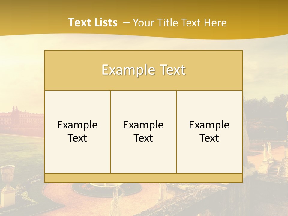 Manor-Museum In Arkhangelsk PowerPoint Template