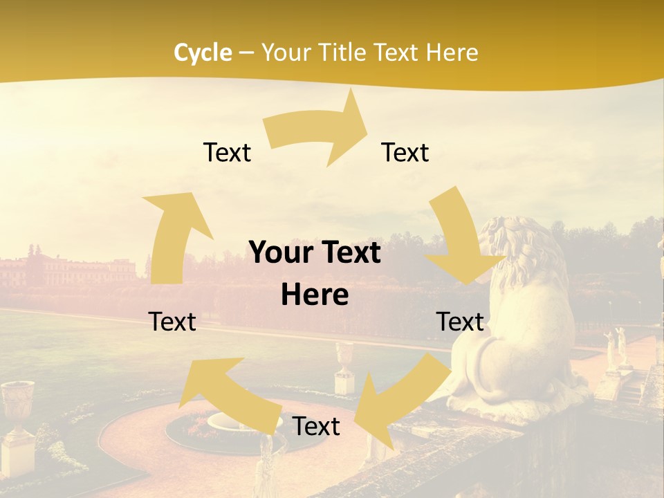 Manor-Museum In Arkhangelsk PowerPoint Template