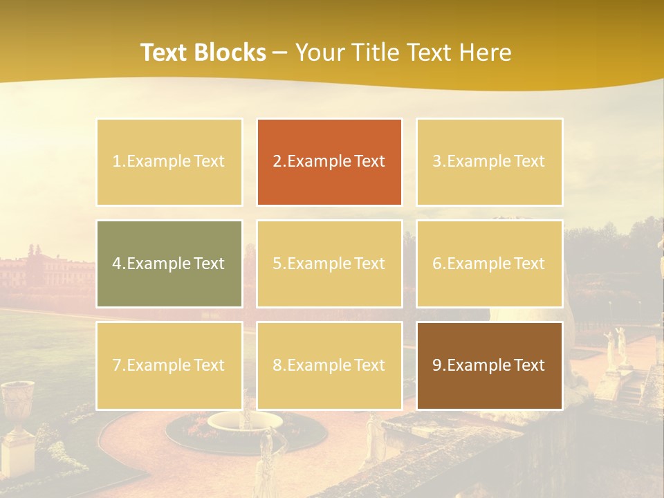 Manor-Museum In Arkhangelsk PowerPoint Template