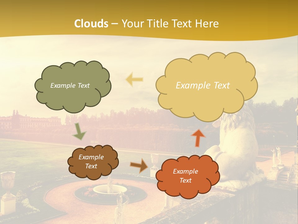 Manor-Museum In Arkhangelsk PowerPoint Template