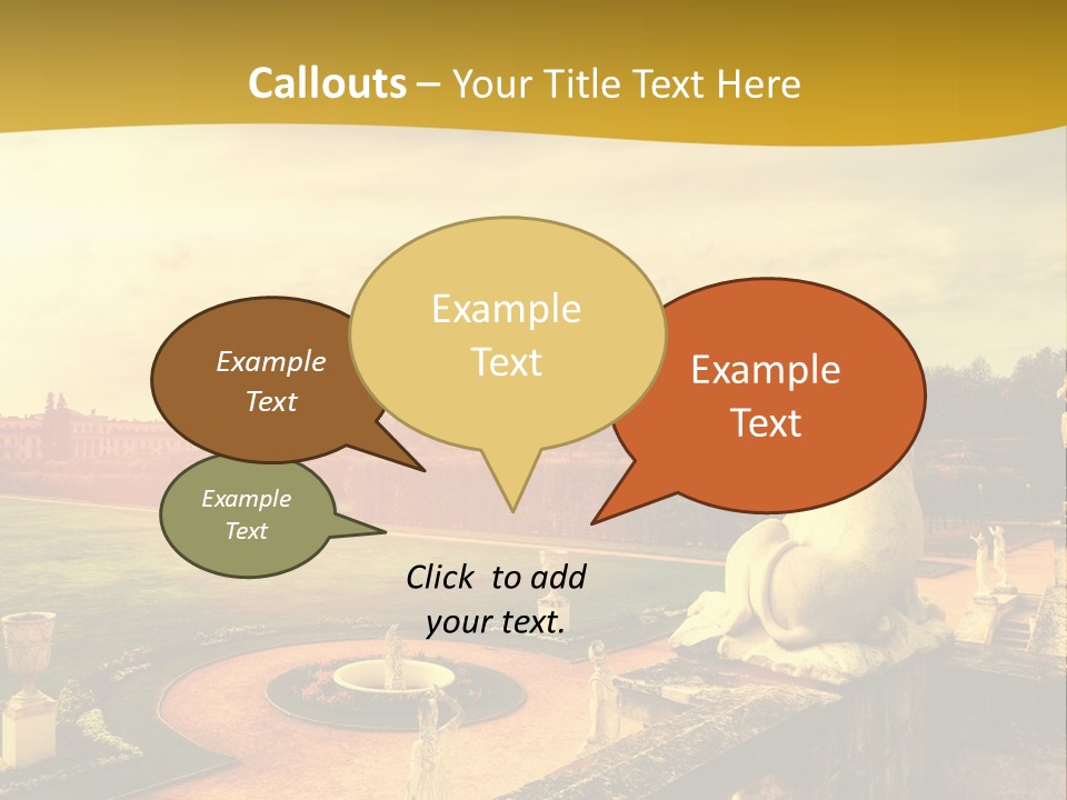Manor-Museum In Arkhangelsk PowerPoint Template
