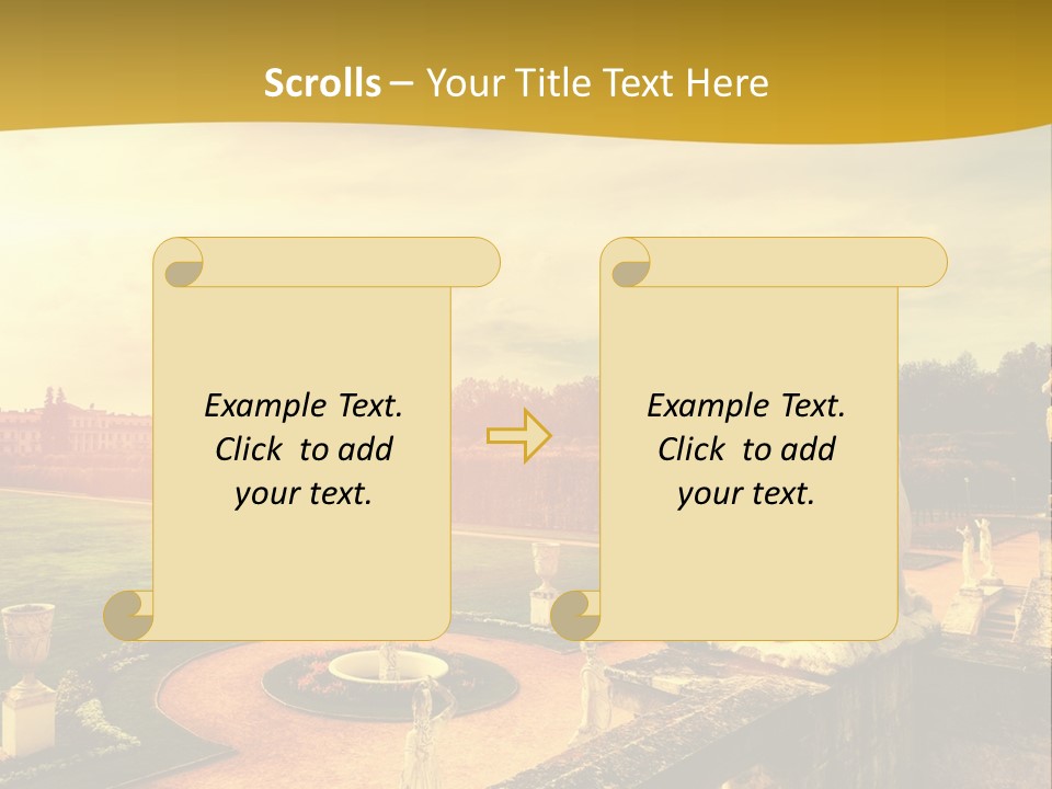 Manor-Museum In Arkhangelsk PowerPoint Template