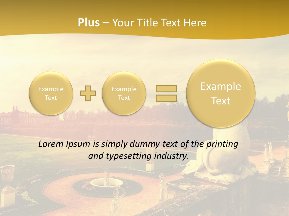 Manor-Museum In Arkhangelsk PowerPoint Template