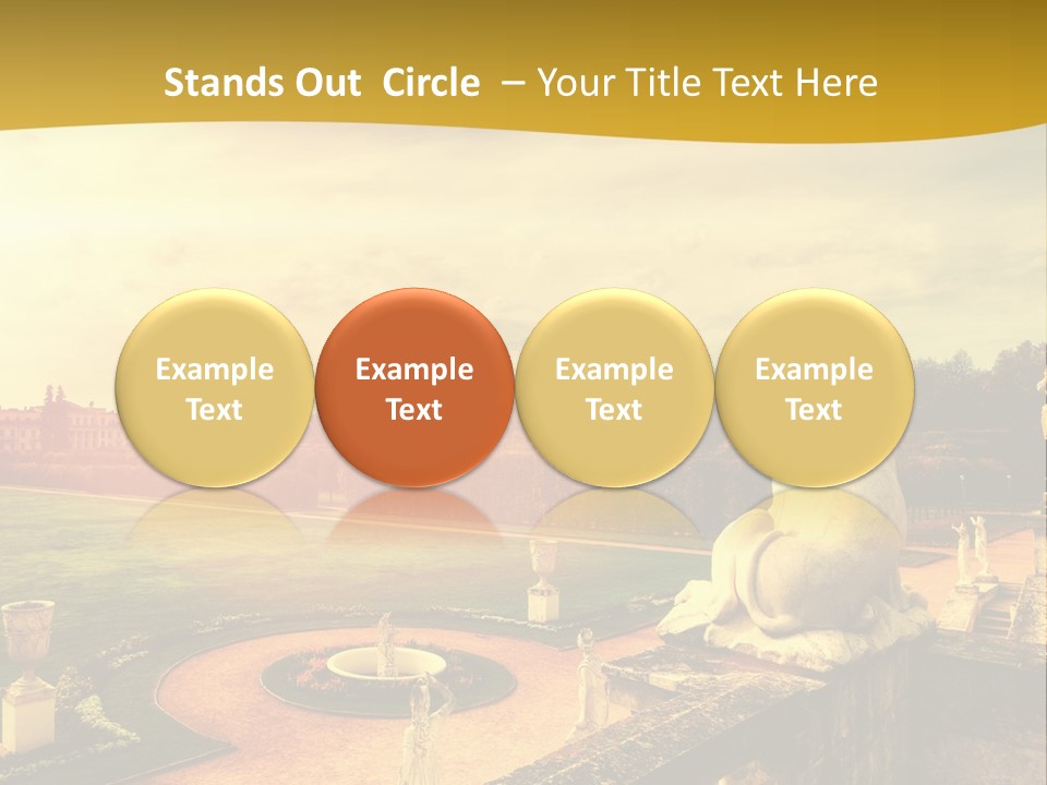 Manor-Museum In Arkhangelsk PowerPoint Template