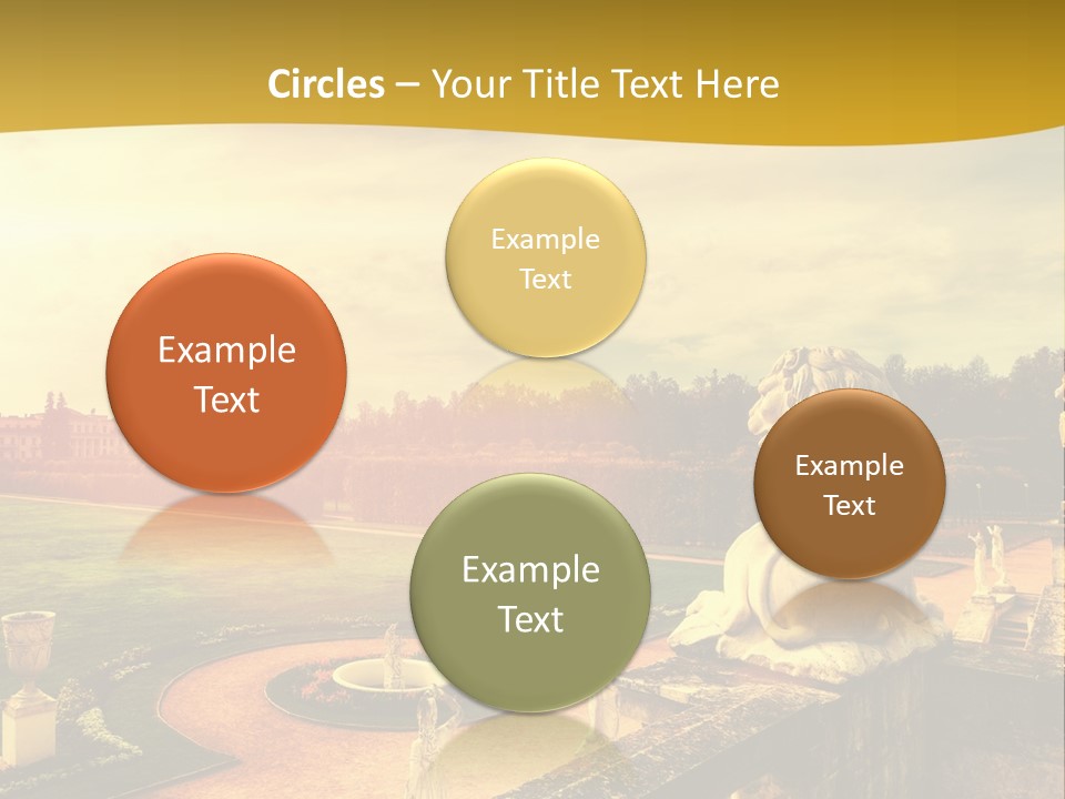 Manor-Museum In Arkhangelsk PowerPoint Template