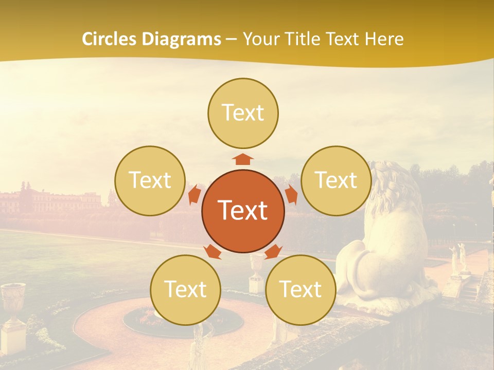 Manor-Museum In Arkhangelsk PowerPoint Template