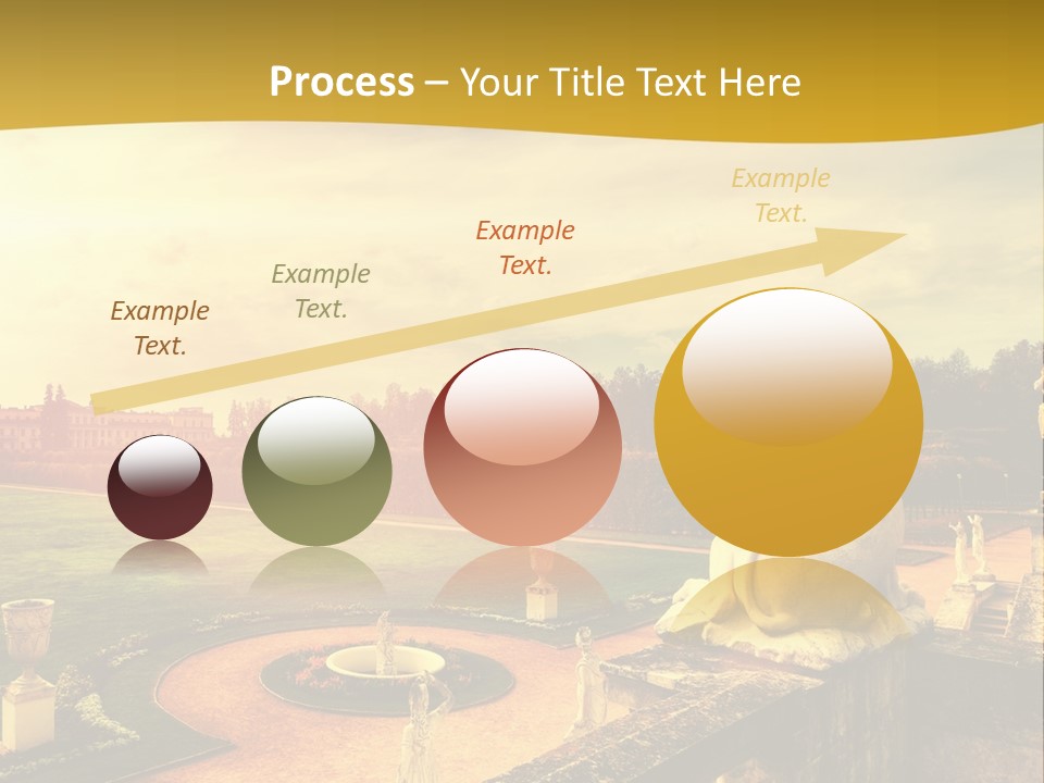 Manor-Museum In Arkhangelsk PowerPoint Template