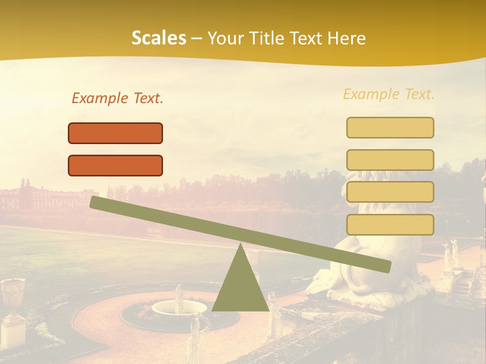 Manor-Museum In Arkhangelsk PowerPoint Template