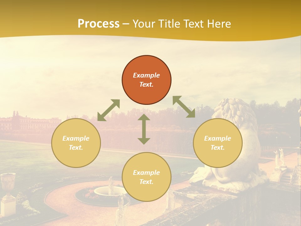 Manor-Museum In Arkhangelsk PowerPoint Template