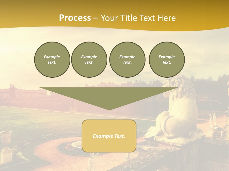 Manor-Museum In Arkhangelsk PowerPoint Template