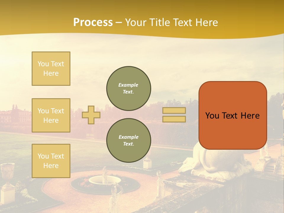 Manor-Museum In Arkhangelsk PowerPoint Template