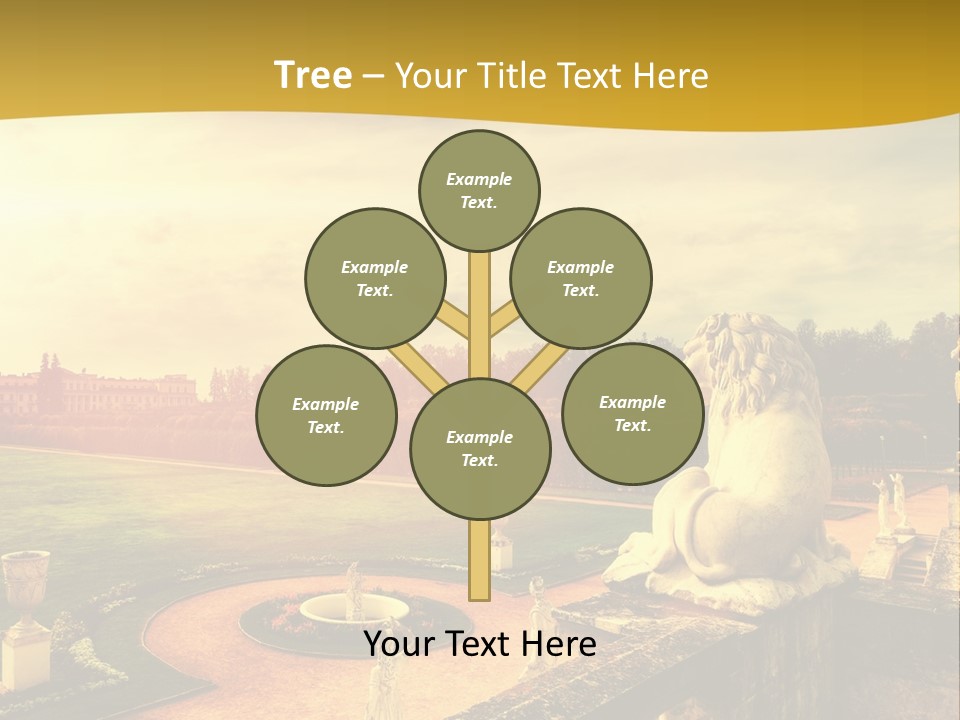 Manor-Museum In Arkhangelsk PowerPoint Template