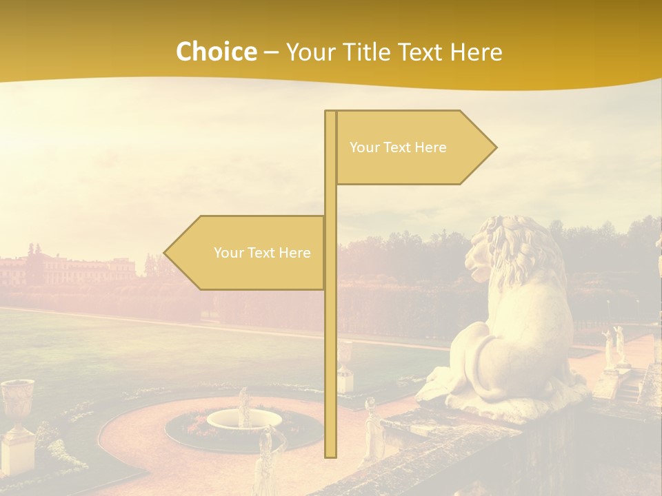 Manor-Museum In Arkhangelsk PowerPoint Template