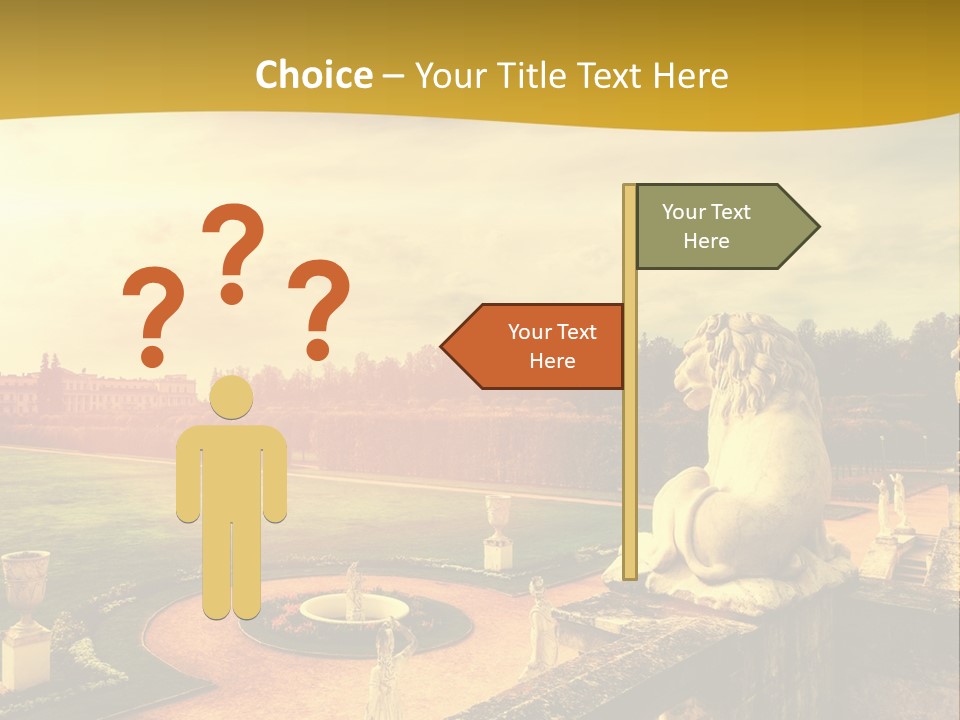 Manor-Museum In Arkhangelsk PowerPoint Template