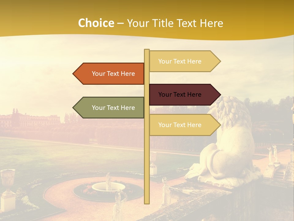 Manor-Museum In Arkhangelsk PowerPoint Template