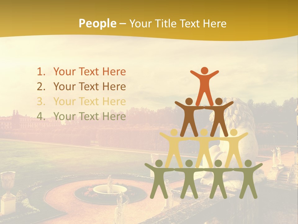 Manor-Museum In Arkhangelsk PowerPoint Template