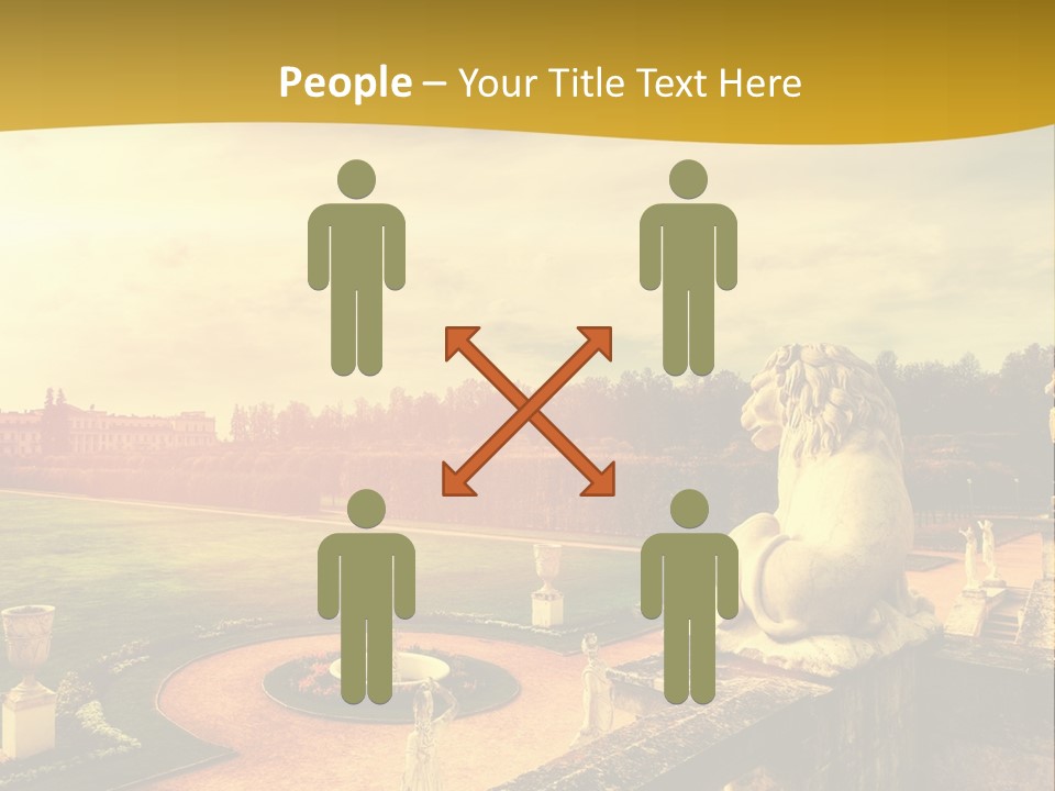 Manor-Museum In Arkhangelsk PowerPoint Template