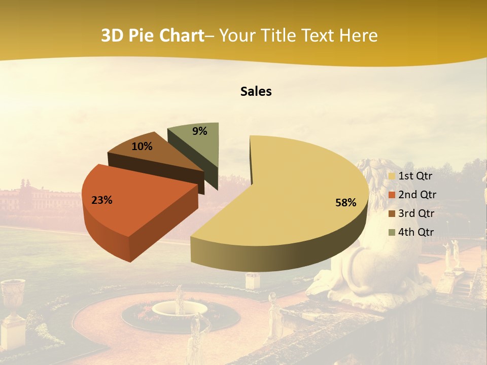 Manor-Museum In Arkhangelsk PowerPoint Template