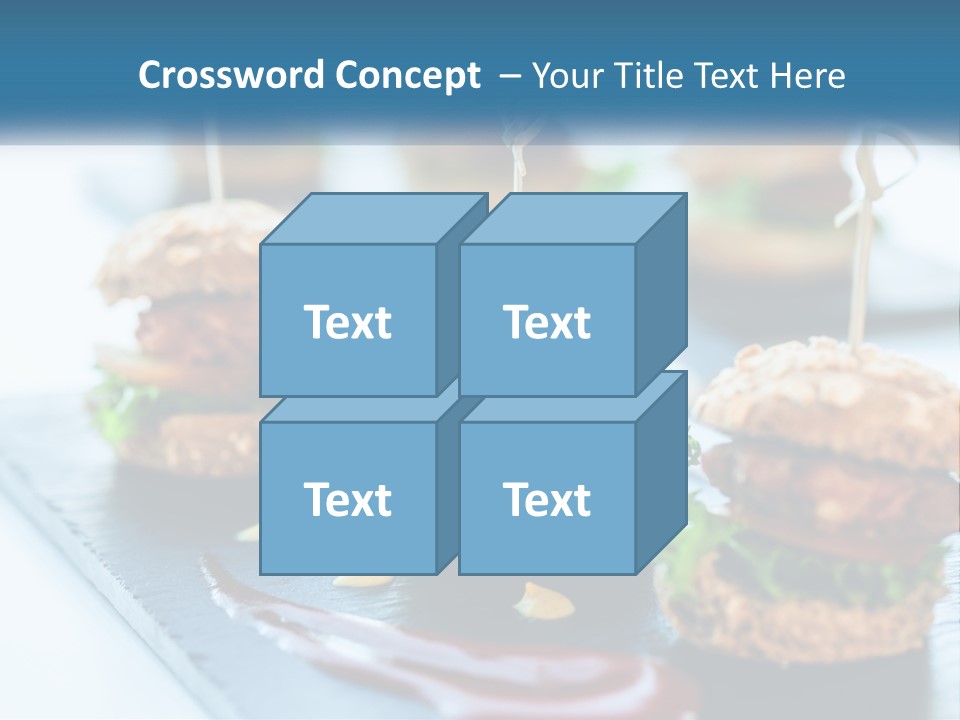 Mini Burgers PowerPoint Template