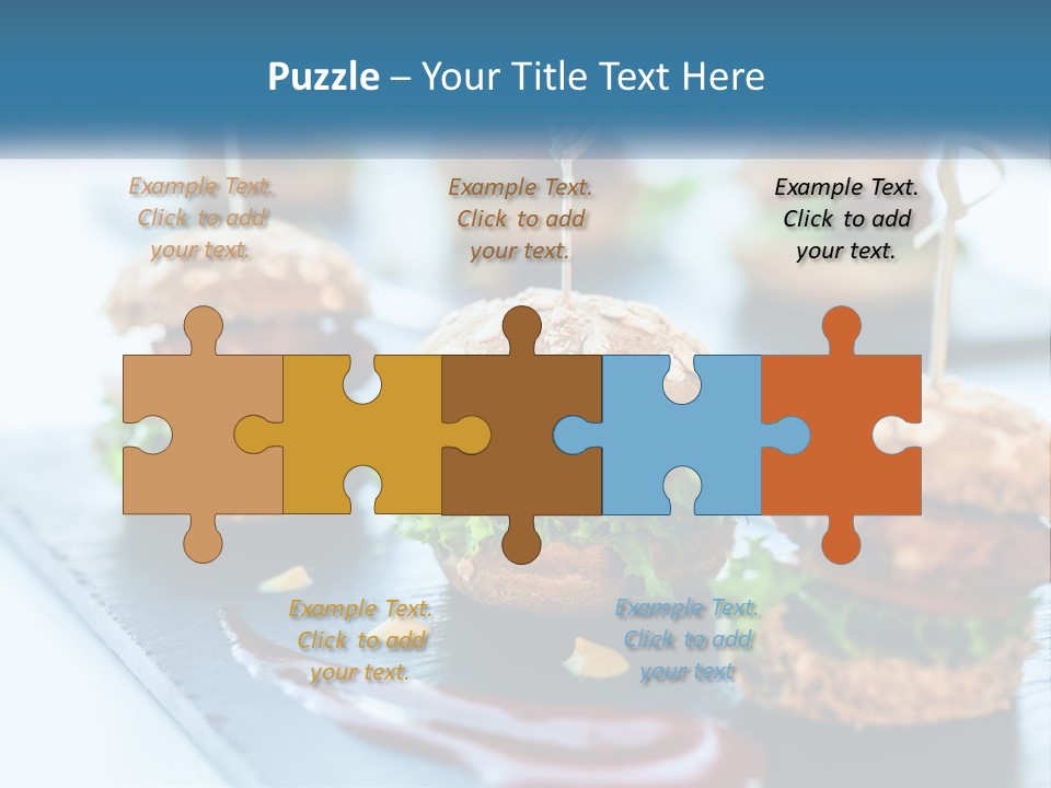 Mini Burgers PowerPoint Template