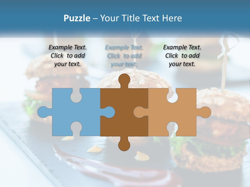 Mini Burgers PowerPoint Template