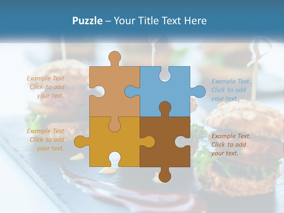 Mini Burgers PowerPoint Template