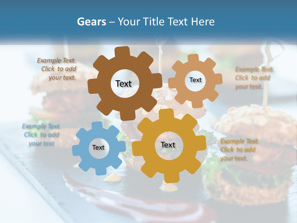 Mini Burgers PowerPoint Template