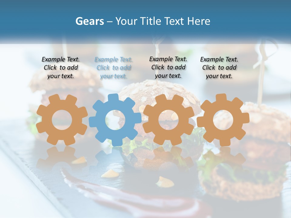 Mini Burgers PowerPoint Template