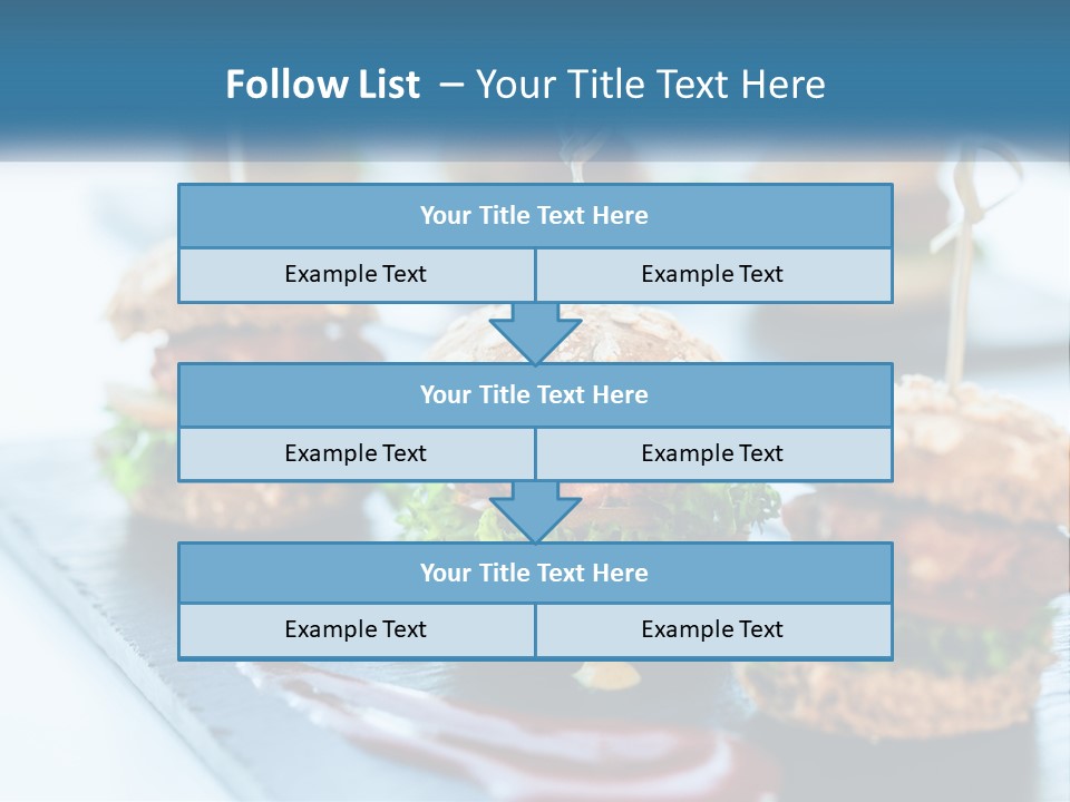Mini Burgers PowerPoint Template
