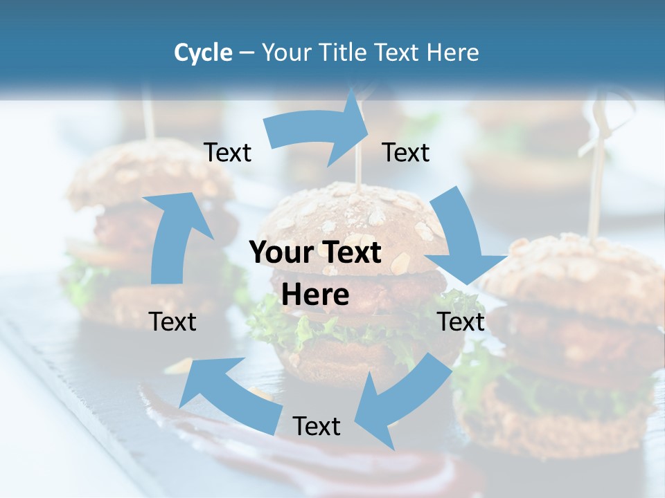 Mini Burgers PowerPoint Template