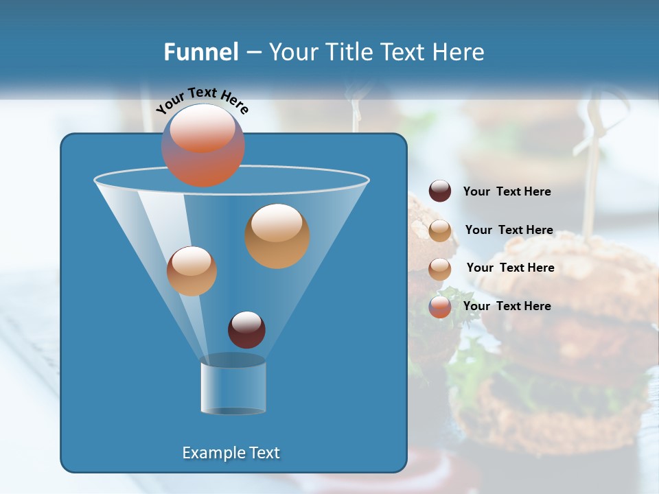 Mini Burgers PowerPoint Template