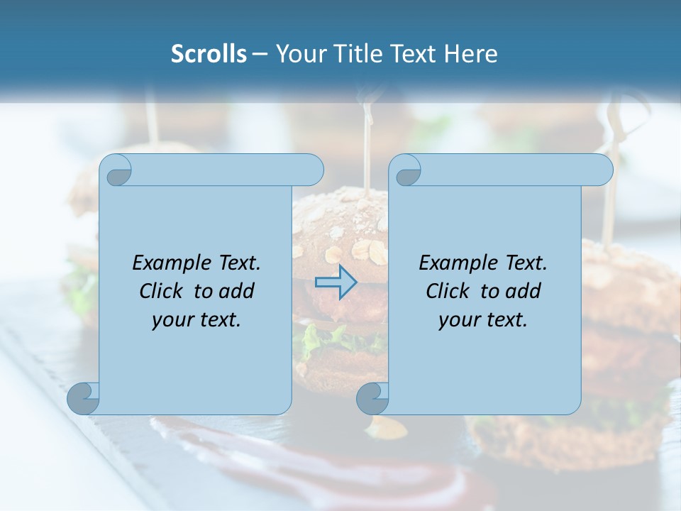 Mini Burgers PowerPoint Template