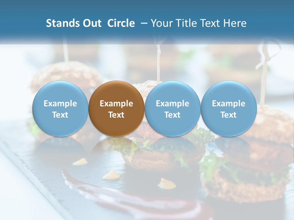 Mini Burgers PowerPoint Template