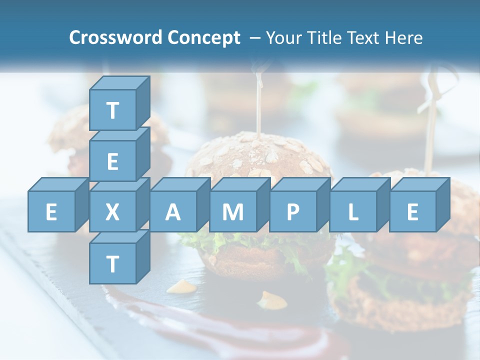 Mini Burgers PowerPoint Template