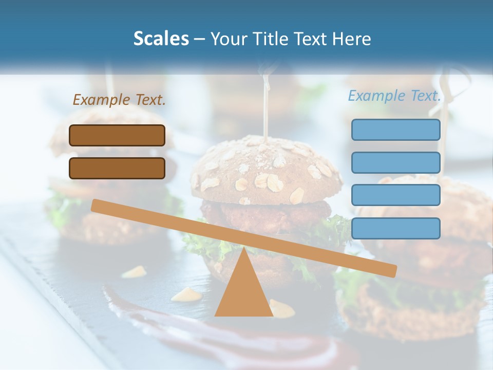Mini Burgers PowerPoint Template